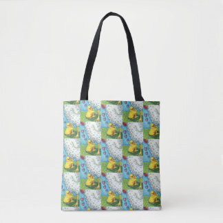 BOLSA TOTE ABRA A SUA MÃE, PINTINHO DE BEBÊ BONITO AMA A MÃE