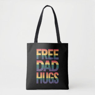 Bolsa Tote Abraços de Pai de Graça Mês do Orgulho LGBTQ Gay A