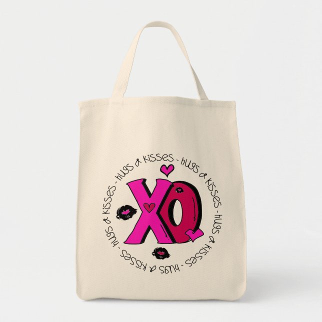 Bolsa Tote Abraços e beijos namorados (Frente)