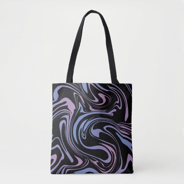 Bolsa Tote Abstract background. Liquid marble. Background flu (Frente)