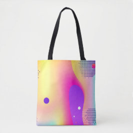 Bolsa Tote Abstract Colorful Pop Art Gradient 