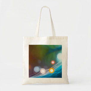 Bolsa Tote Abstract Microscopic Medical Journey of Glowing Pa