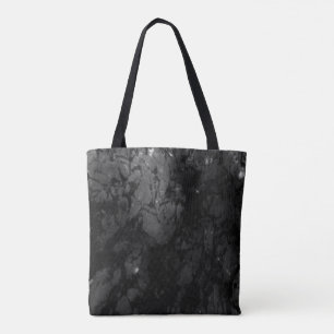 Bolsa Tote Abstract Midnight Ripples of Rio Vermelho