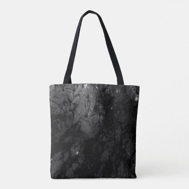 Bolsa Tote Abstract Midnight Ripples of Rio Vermelho (Verso)