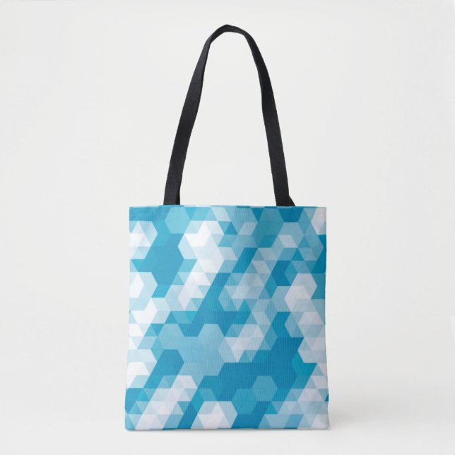 Bolsa Tote Abstract pattern of geometric shapes backgroundabs (Frente)