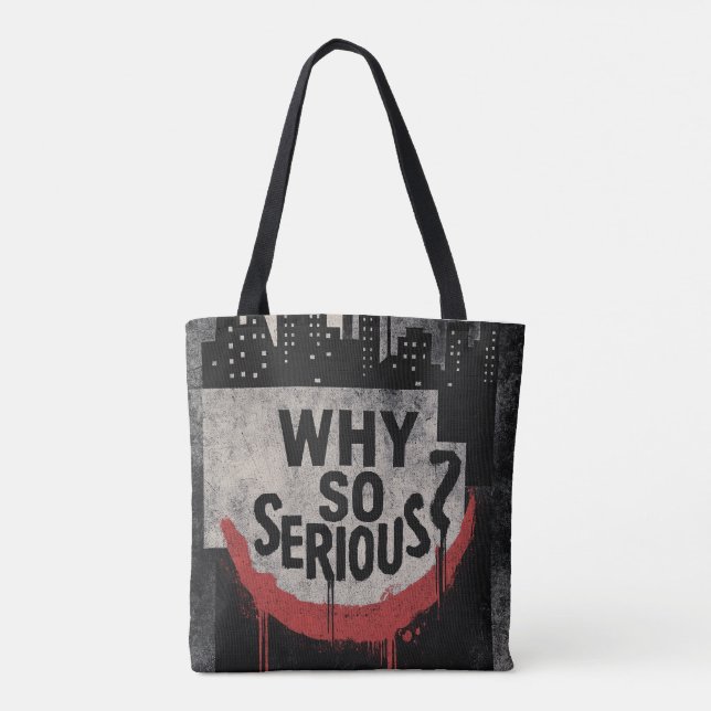 Bolsa Tote Abstract Urban Grin Art (Verso)