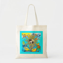 Bolsa Tote Abstrakte Sonnenblume
