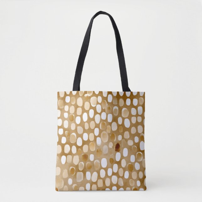 Bolsa Tote Abstrata Boho (Frente)
