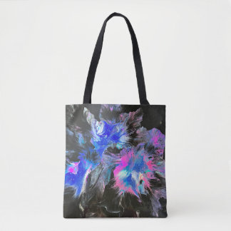 Bolsa Tote Abstrata Electric Bloom