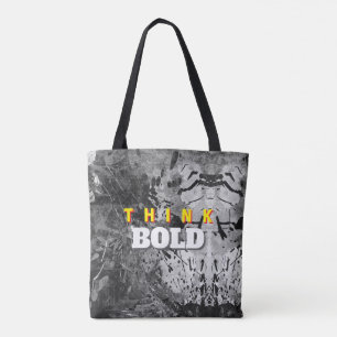 Bolsa Tote Abstrata PENSE OUSADO