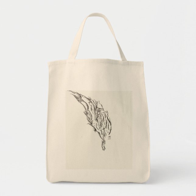 Bolsa Tote abstrato (Frente)