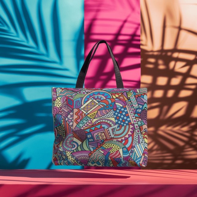 Bolsa Tote Abstrato (Criador carregado)