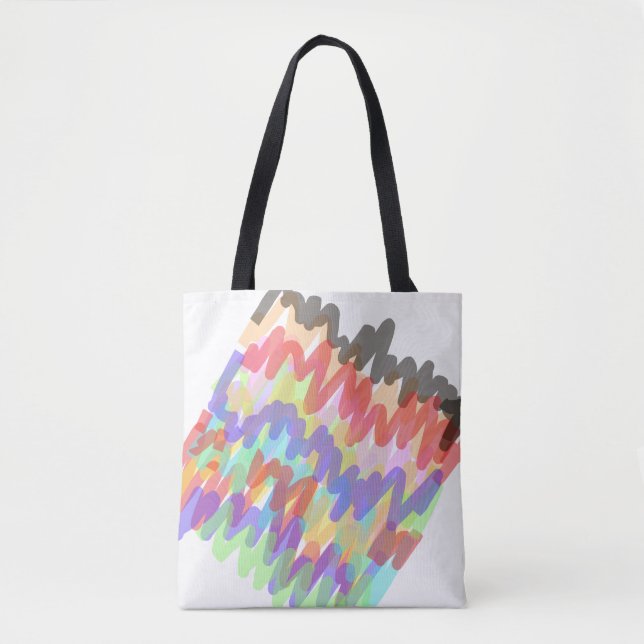 Bolsa Tote abstrato (Frente)