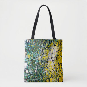 Bolsa Tote Abstrato Amarelo e Verde