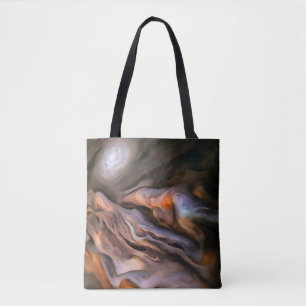 Bolsa Tote Abstrato Assombrosamente Belo em Ocre e Marrom