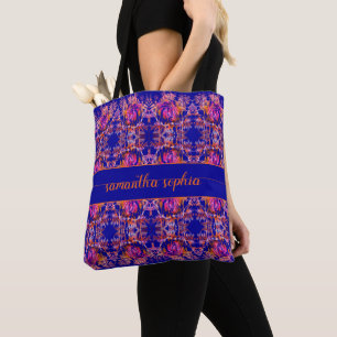 Bolsa Tote Abstrato azul