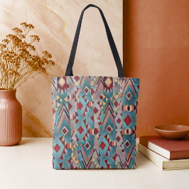 Bolsa Tote Abstrato Boho Asteca