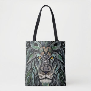 Bolsa Tote Abstrato Chique King Lion