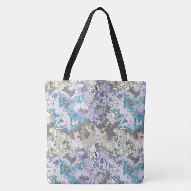 Bolsa Tote Abstrato colorido (Frente)