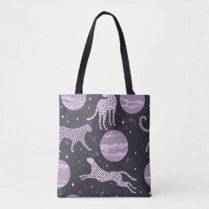 Bolsa Tote Abstrato cosmos padrão sem costura,fundo galáxic