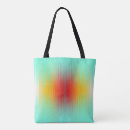 Bolsa Tote Abstrato de Cores de Campo Plasmático de Reentrada