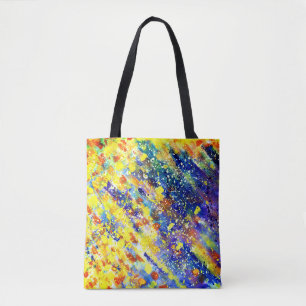 Bolsa Tote Abstrato de cores escuras