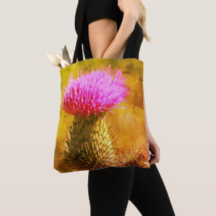 Bolsa Tote Abstrato de fechamento do ventilador do lister rox