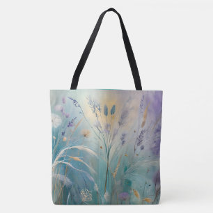 Bolsa Tote Abstrato de Pastel Whispers da Natureza, Graus II