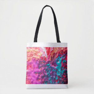 Bolsa Tote Abstrato de pintura colorida