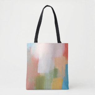 Bolsa Tote Abstrato design de cor. Artística versátil. Bru