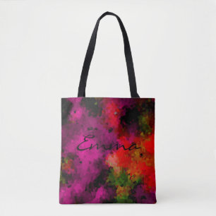 Bolsa Tote Abstrato, elegante, mosaico, padrão mosaico, cris