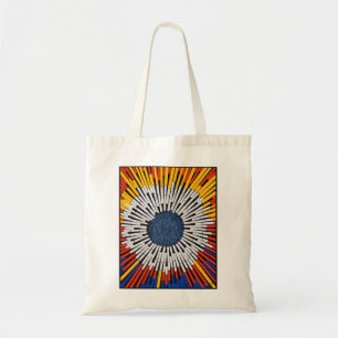 Bolsa Tote Abstrato em fita—Starburst
