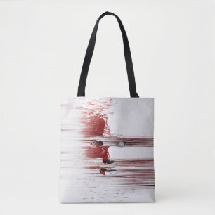 Bolsa Tote Abstrato em vermelho