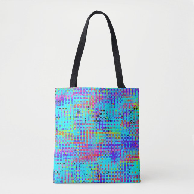 Bolsa Tote Abstrato Estruturado (Frente)