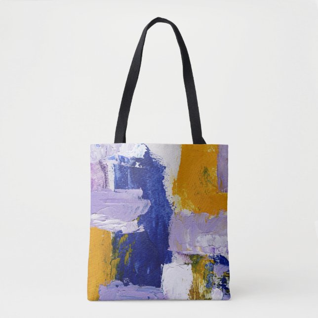 Bolsa Tote Abstrato Expressão n.o 9 por Michael Moffa (Frente)