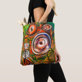 Bolsa Tote Abstrato Flora