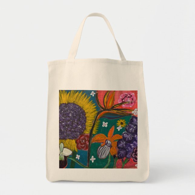 Bolsa Tote Abstrato Garden (Frente)
