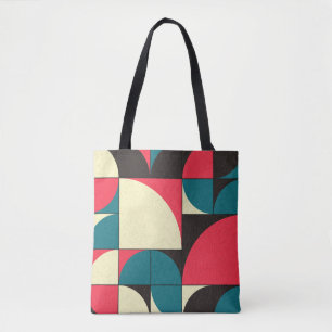 Bolsa Tote Abstrato geométrico, ilustração de arte computacio