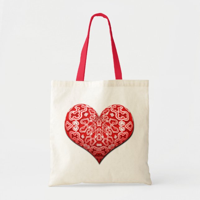 Bolsa Tote Abstrato Heart (Frente)