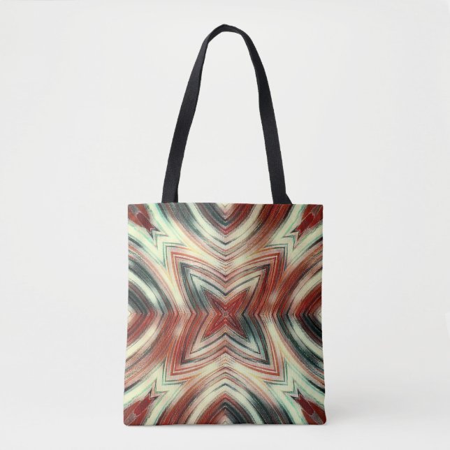 Bolsa Tote Abstrato moderna líquida moderna liquefação ondas  (Frente)