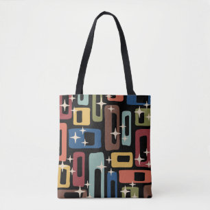 Bolsa Tote Abstrato Moderno do Meio século Retroativo