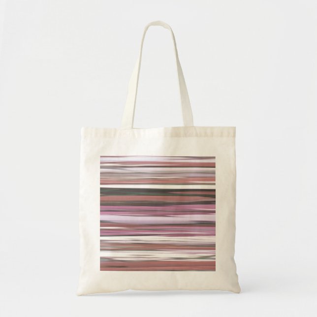 Bolsa Tote Abstrato nº 2: Cinza rosa (Frente)