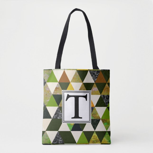 Bolsa Tote Abstrato nº 475 Monograma (Frente)