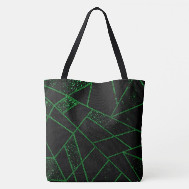 Bolsa Tote Abstrato nº 948 Verde (Verso)