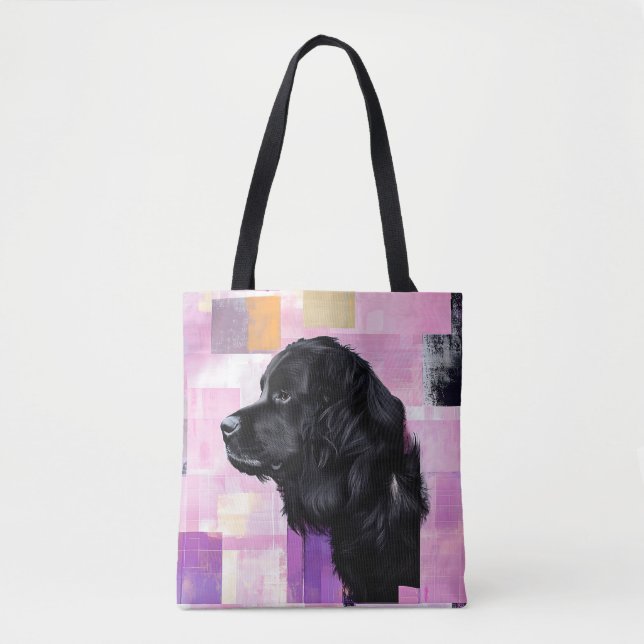 Bolsa Tote Abstrato Newfie (Frente)