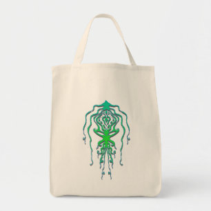 Bolsa Tote Abstrato Octopus - Design de Tatuagem de Lula Trib