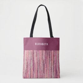 Bolsa Tote Abstrato Padrões Escoteiro Traço Personalizado Pre