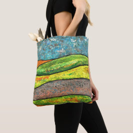 Bolsa Tote Abstrato Paisagem