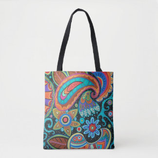 Bolsa Tote Abstrato Paisley