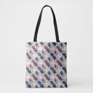 Bolsa Tote Abstrato para crianças flores bonitinhas de desenh